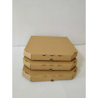 Коробку для піци 30 см 300*300*35 Pizza box. Сіра (бура)